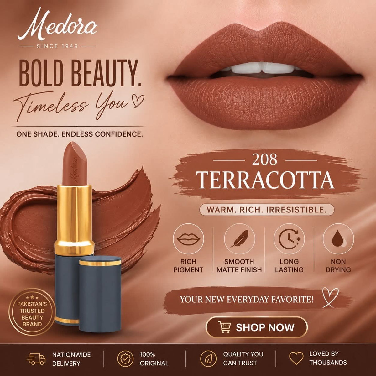 Medora Matte Lipsticks Collection