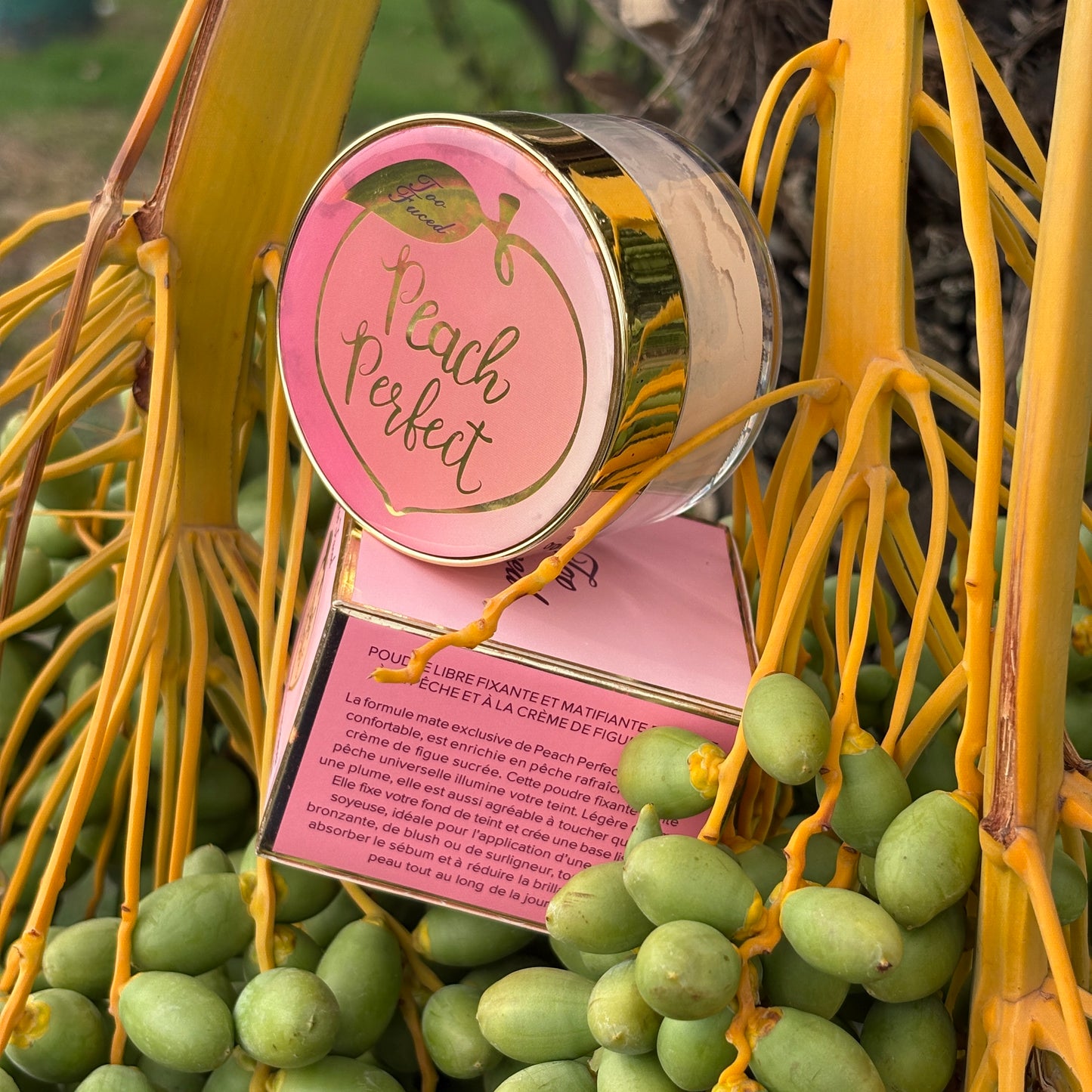 too faced peach perfect loose powder