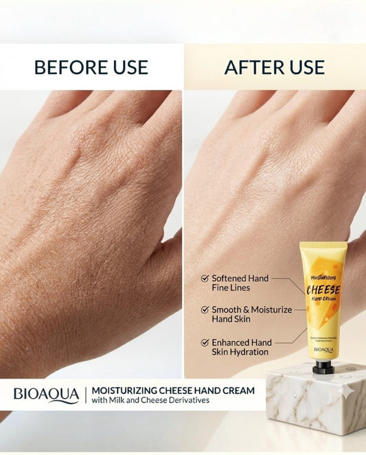 Bioaqua moisturizing cheese hand cream