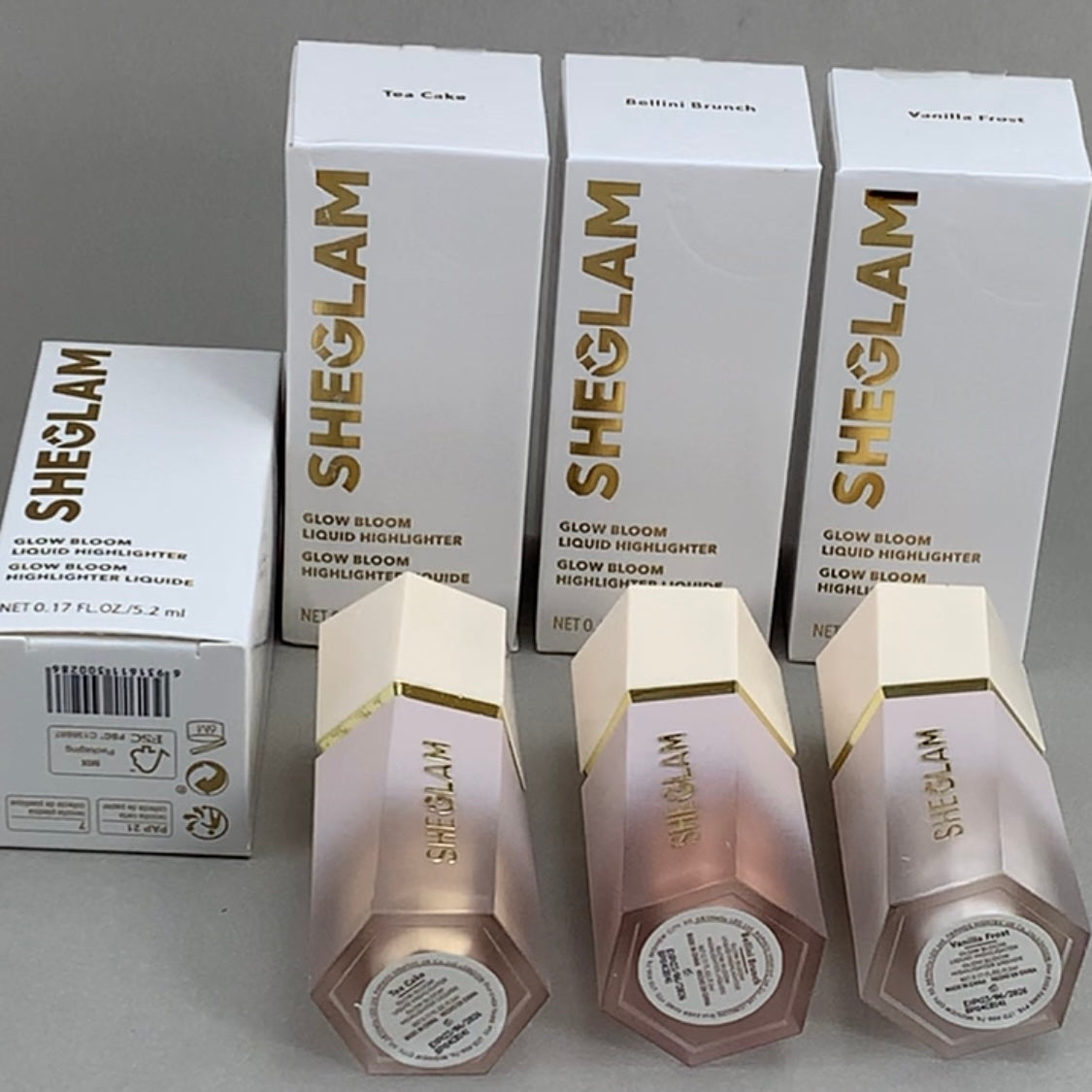 SHEGLAM Glow Bloom Liquid Highlighter Shimmer Vanilla Frost 5.2ml