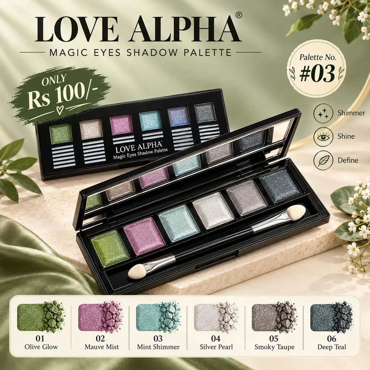 Love Alpha Eyeshadow Palette