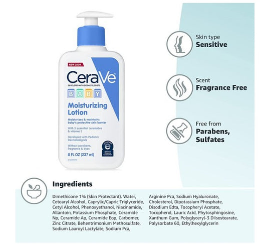 CeraVe Baby Moisturizing lotion (237ml)