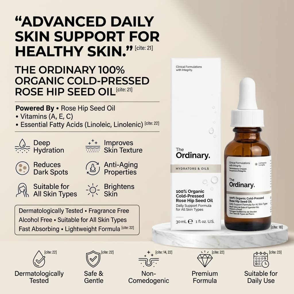 The Ordinary 100% Cold-Pressed Rose Hip Seed Oil