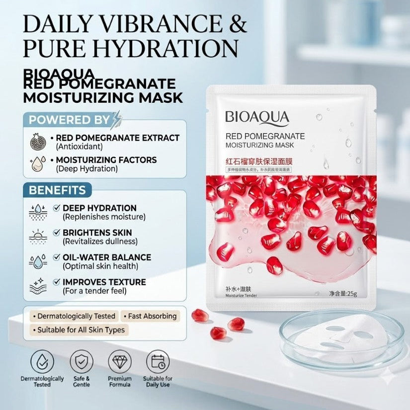 Bioaqua Red Pomegranate Moisturiserizing Mask