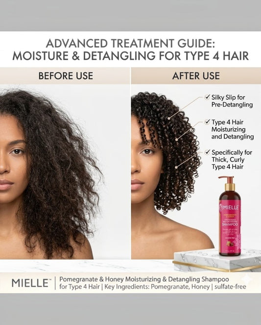MIELLE Pomegranate & Honey Sulfate Free Shampoo 355ml