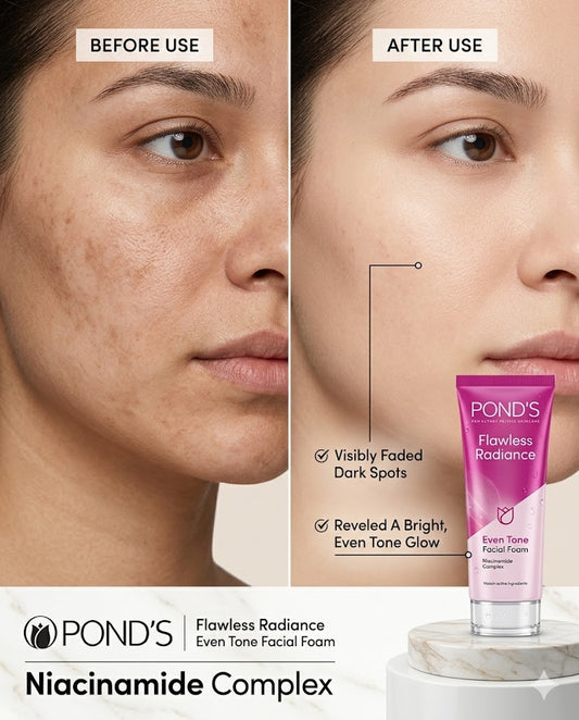 Pond's Flawless Radiance Even Tone Glow Facial Foam