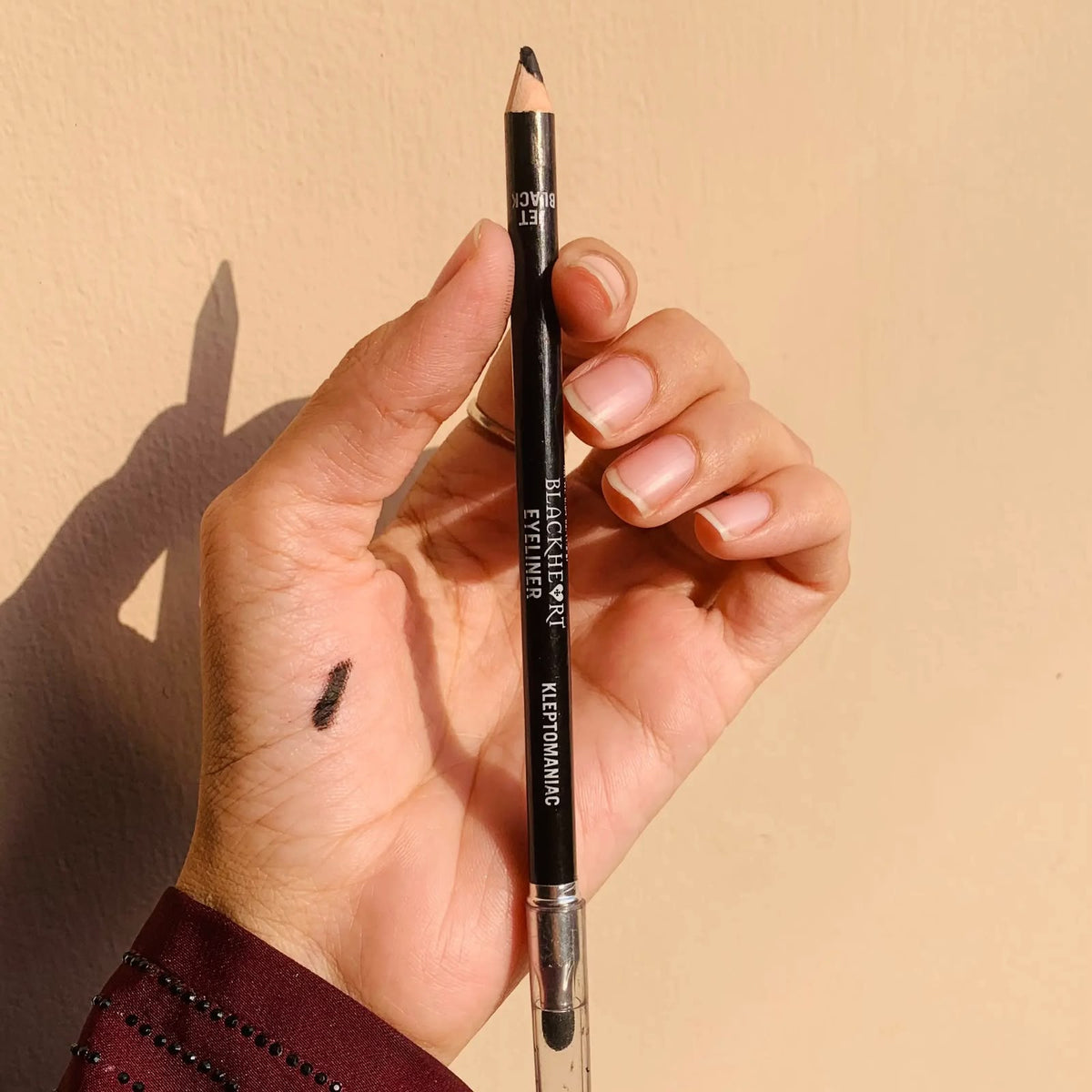 Black Heart Eyeliner Pencile