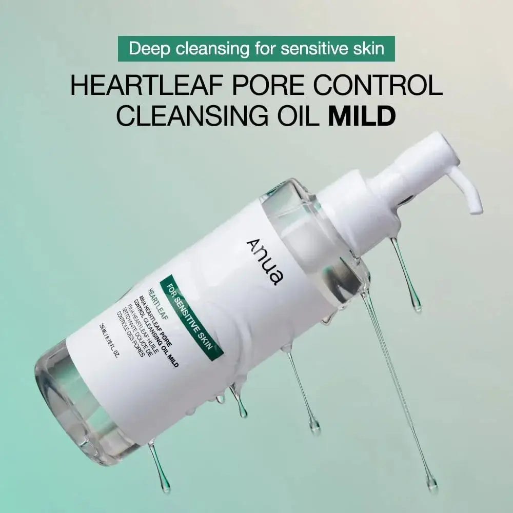 Anua Heartleaf Pore Control Cleansing Oil Mild 200ML - skincare