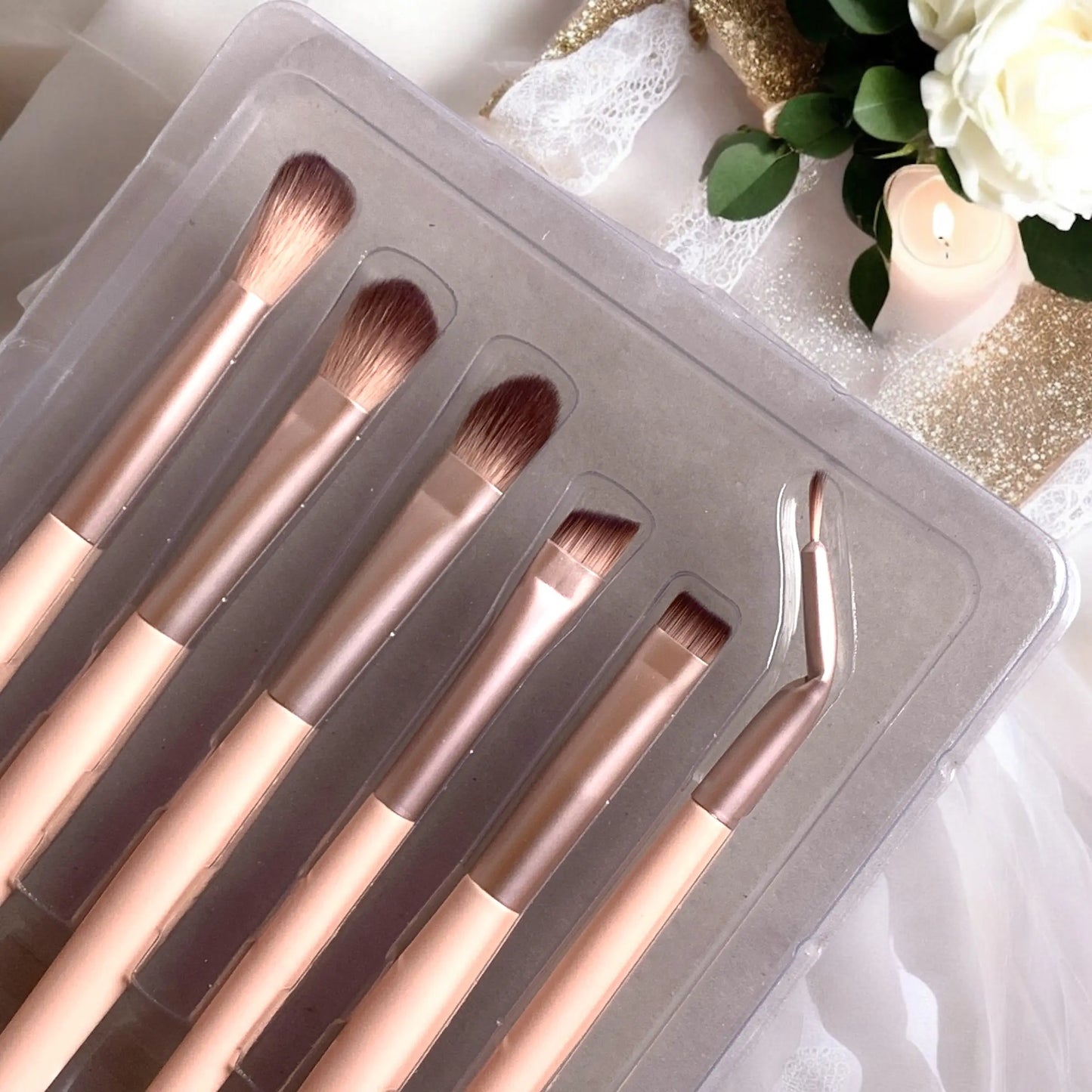 Estelle Eyeshadow Eyeliner 6 piece Brush Set