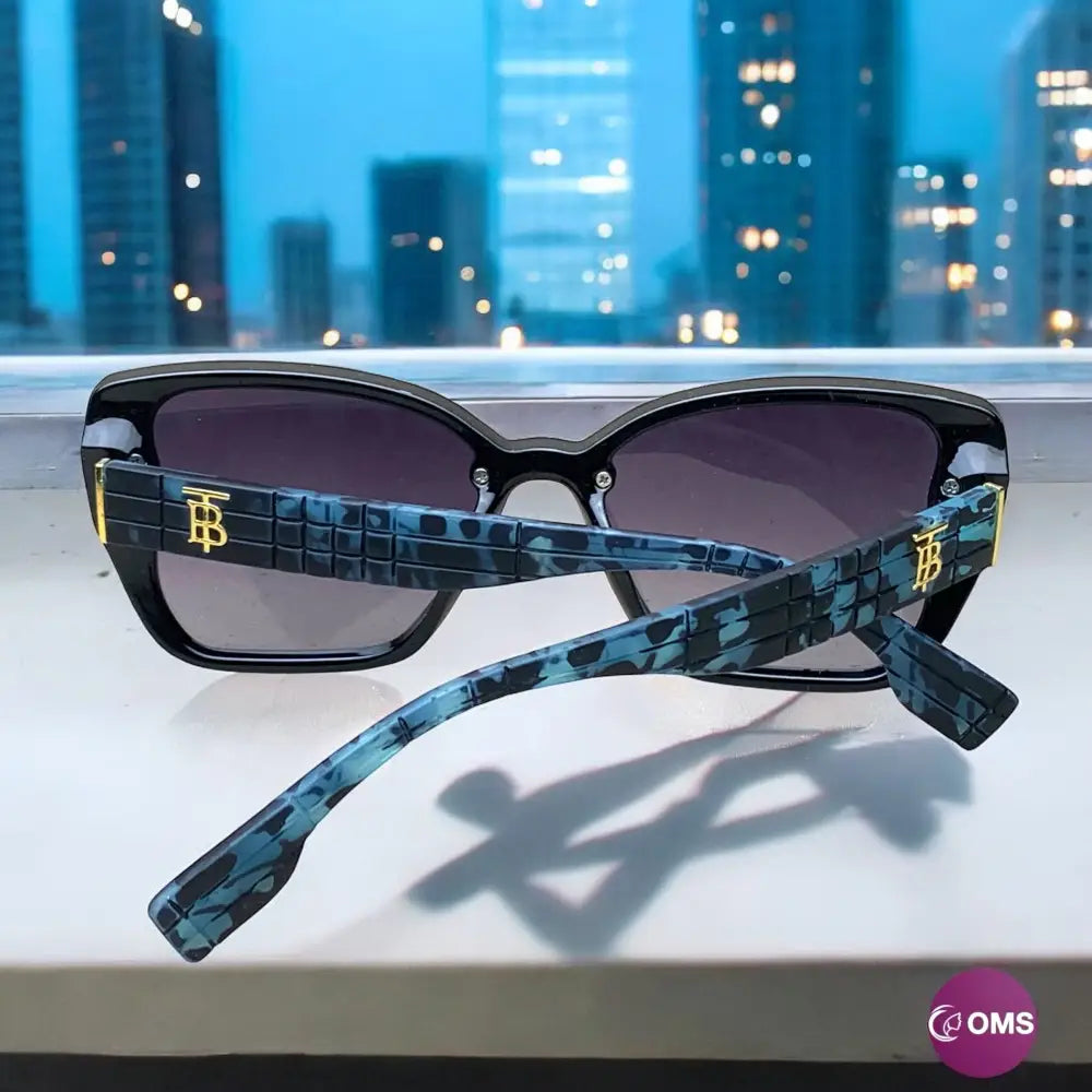 Burburry Sunglasse + Leather Pouch & Box - sunglasses