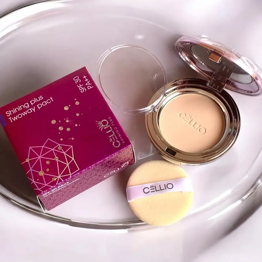 Cellio Shining Plus Twoway Pact Spf 30