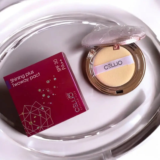 Cellio Shining Plus Twoway Pact Spf 30