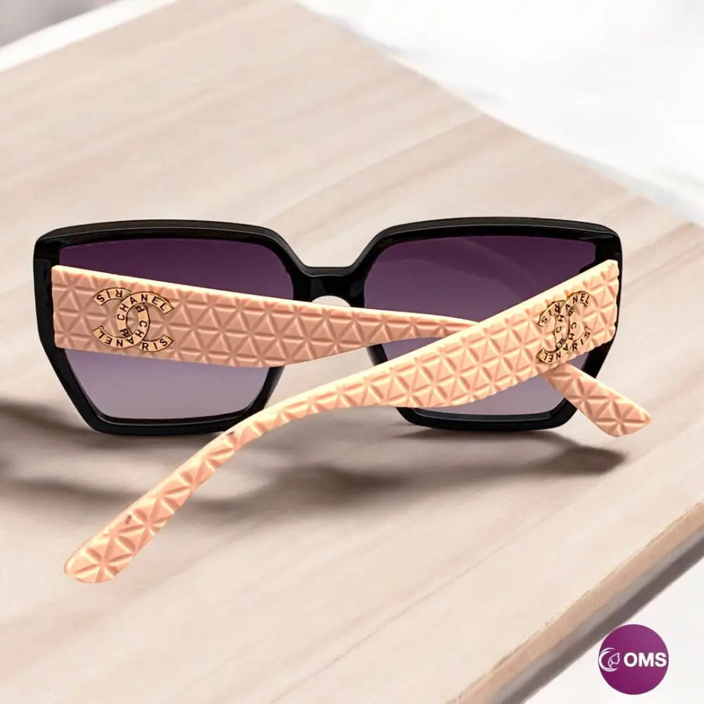 Chanel Sunglasses + Leather Pouch & Box - sunglasses