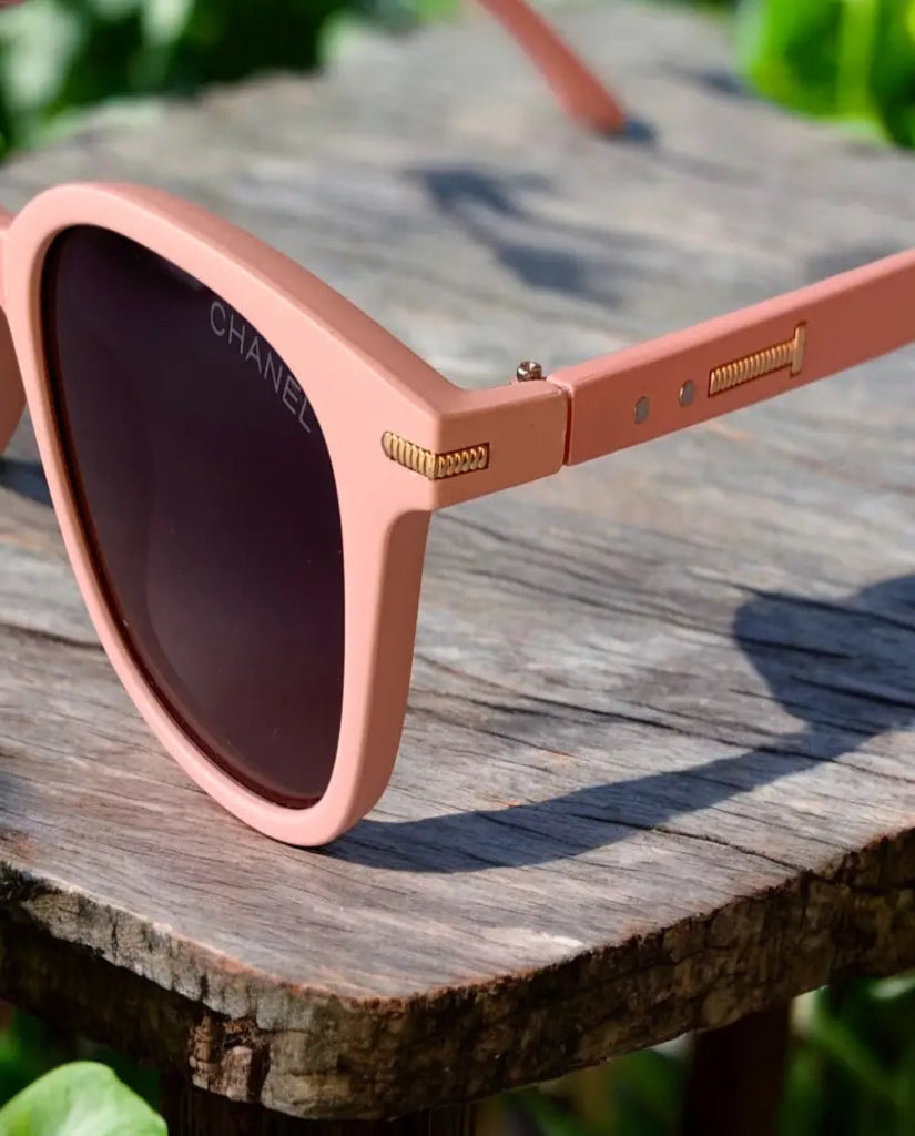 Chanel Sunglasses With Leather Case & Box - sunglasses