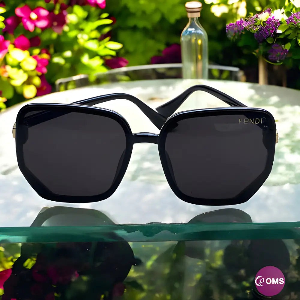 Fendi Sunglasse + Leather Pouch & Box - sunglasses