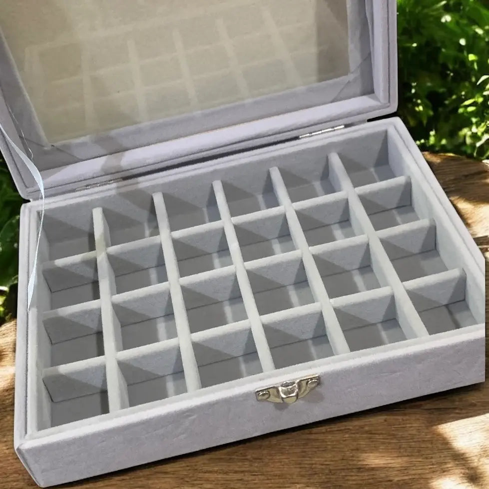 grey jewellery box