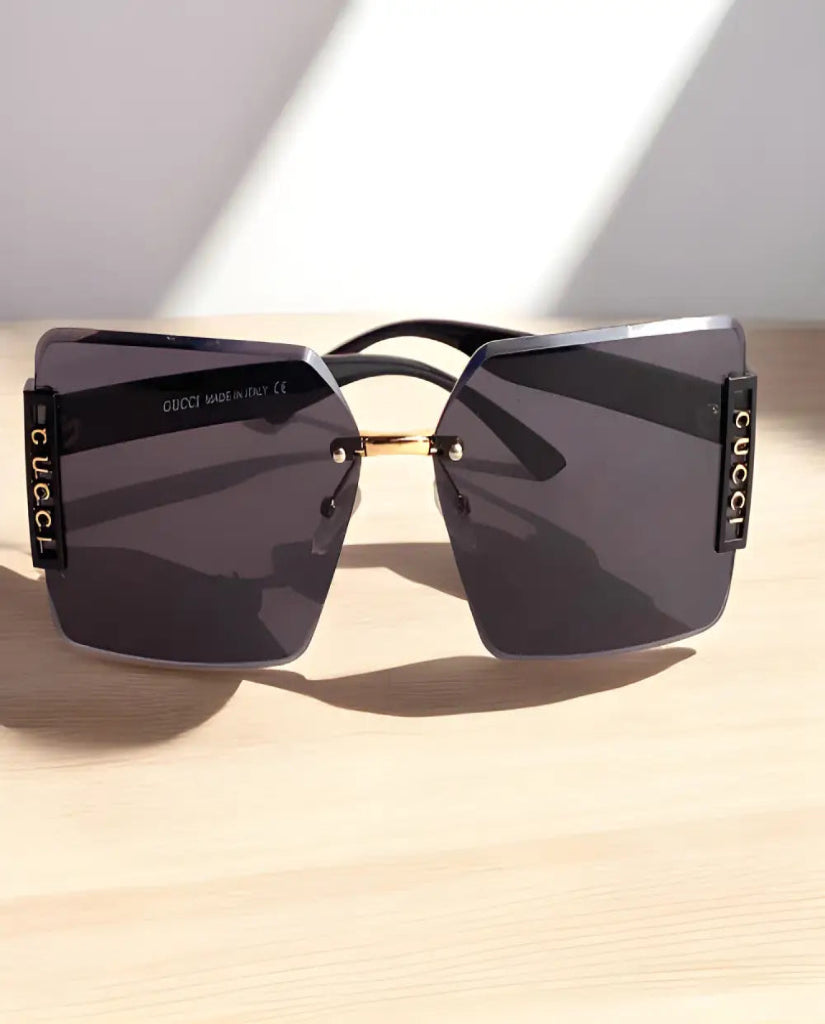 Gucci Sunglasses With Leather Case & Box - sunglasses
