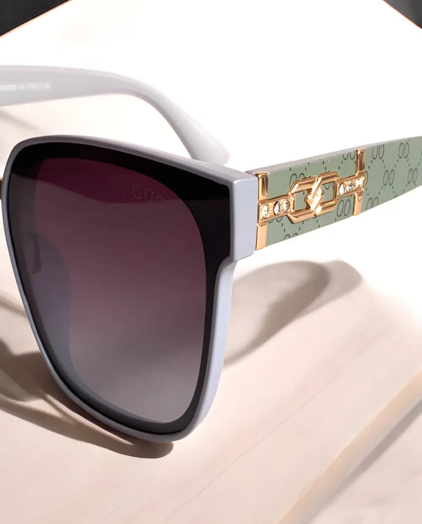 Gucci Sunglasses With Leather Case & Box - sunglasses