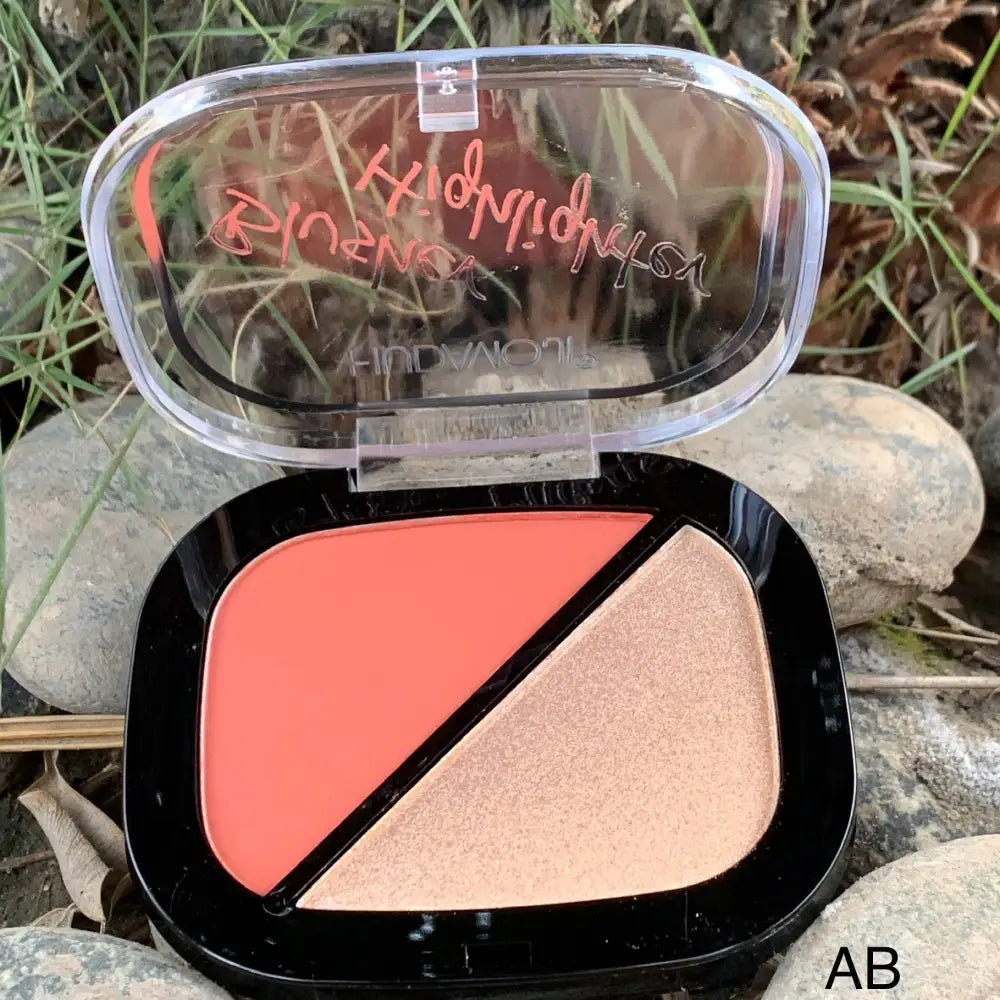 Hudamoji Blusher & Highlighers Palletes - CD - blush pallete