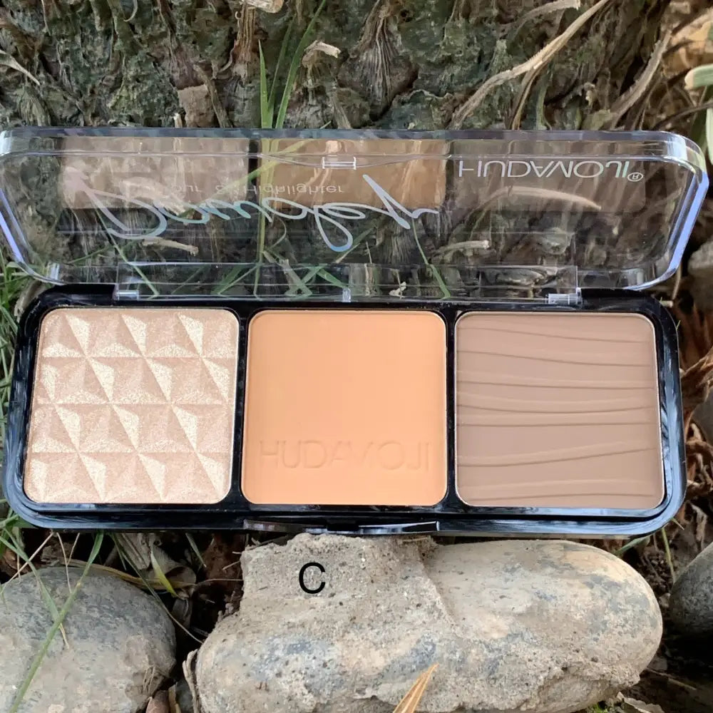 HudaMoji Makeup Contour & Highlighter - C2 - highlighter