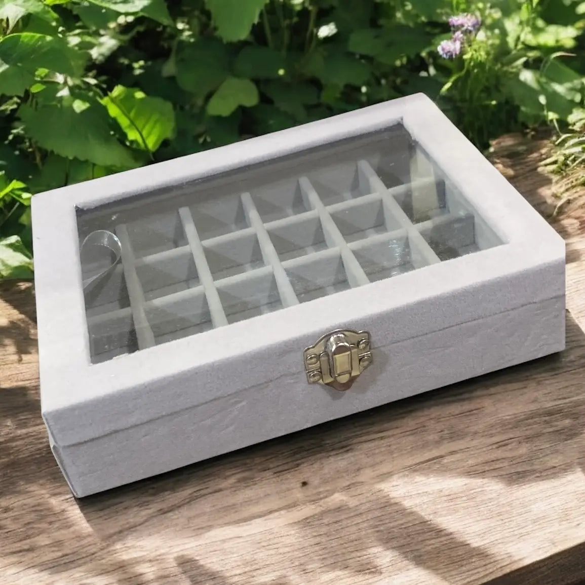 grey jewellery box