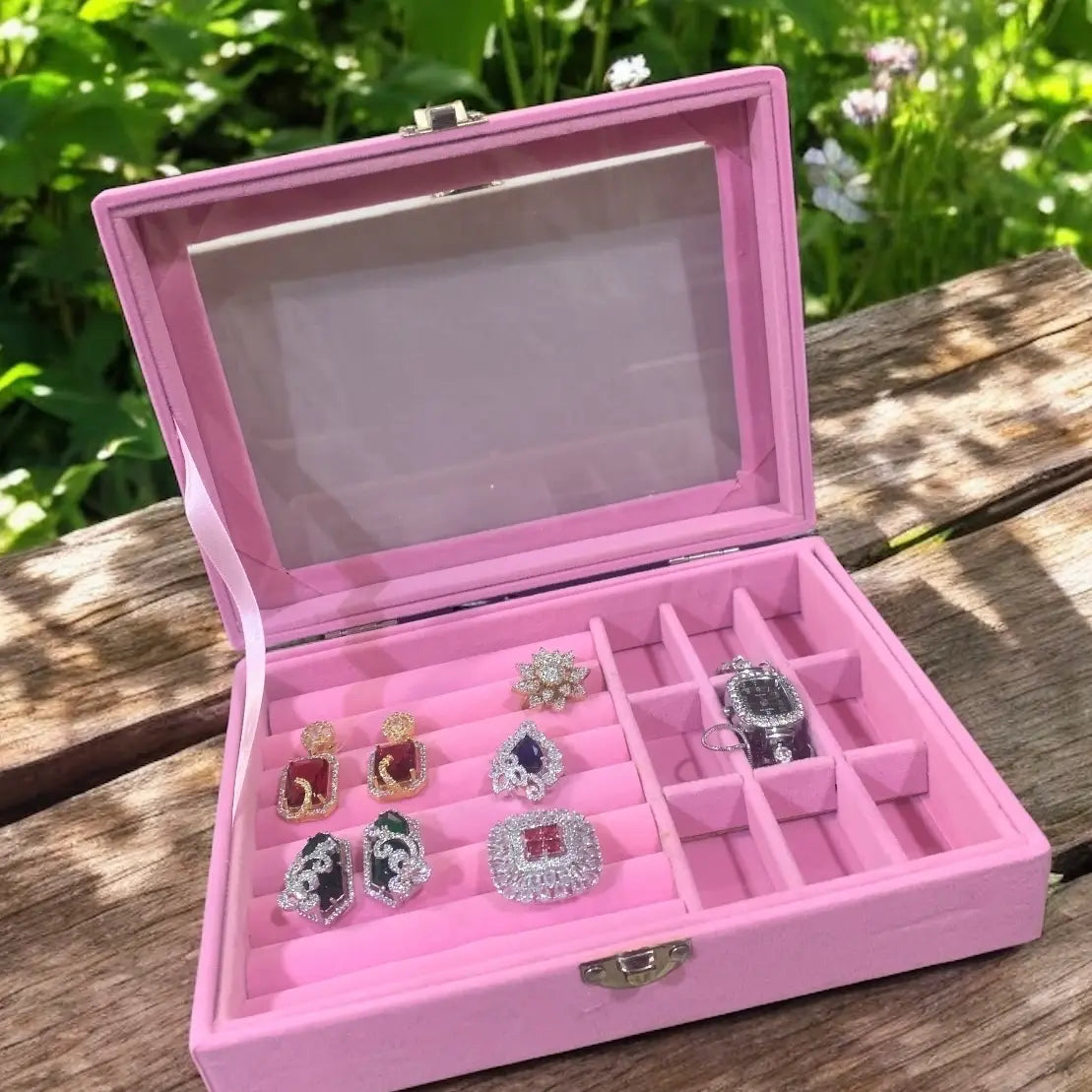pink jewellery box