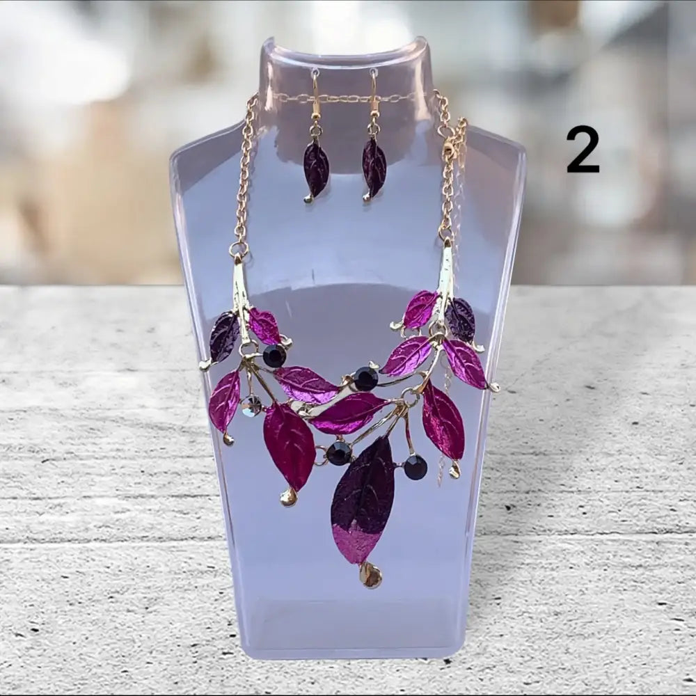 necklace and earring set