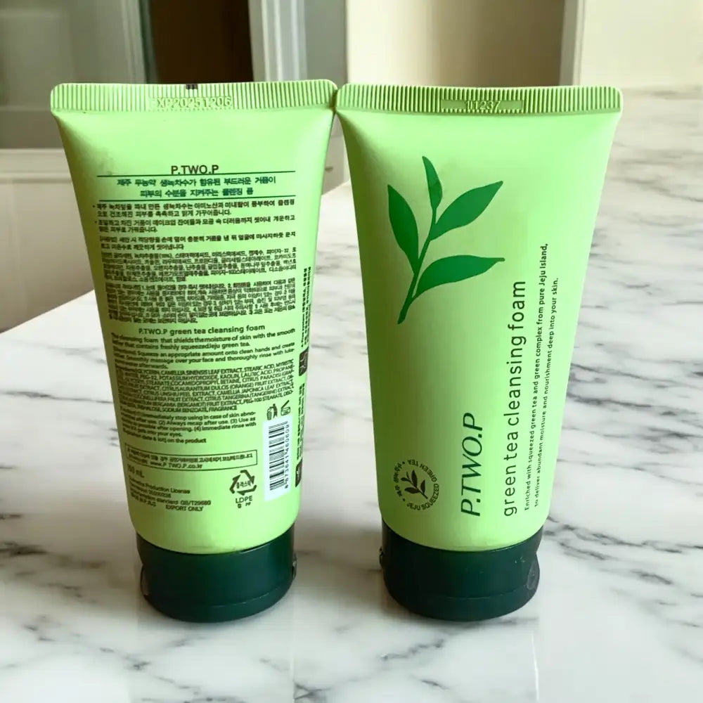 P.TWO.P Green Tea Cleansing Foam