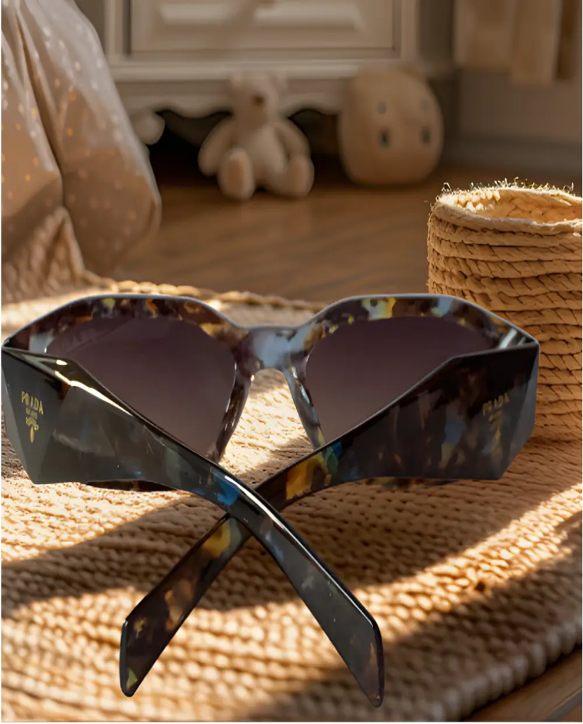 Prada Sunglasses With Leather Case & Box - sunglasses