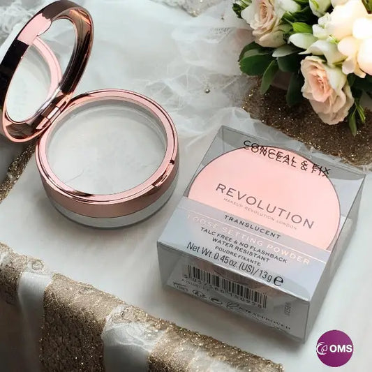 Revolution Conceal & Fix Loose Setting Powder - makeup setting powder