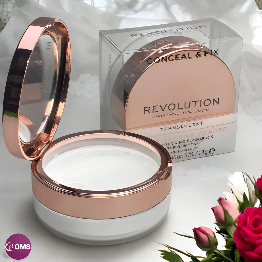 Revolution Conceal & Fix Loose Setting Powder - makeup setting powder