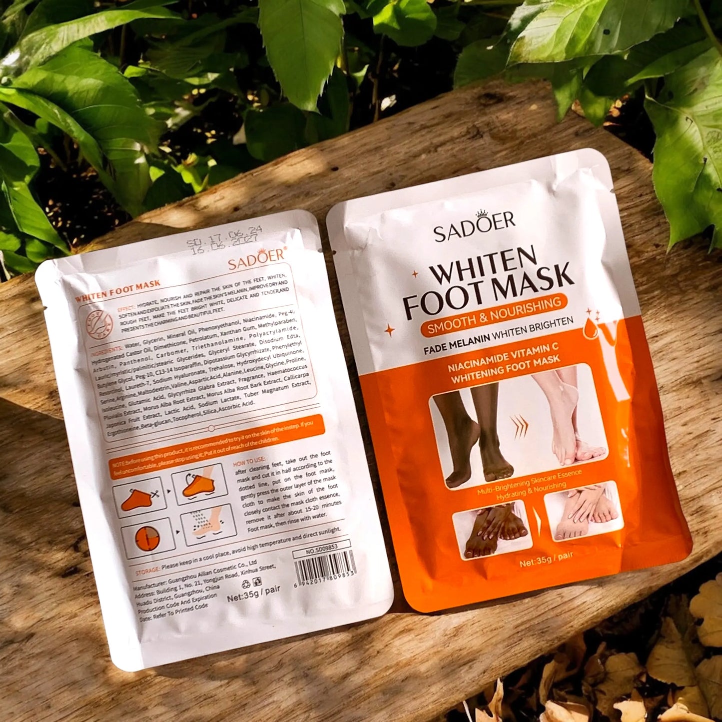 Sadoer Whiten Foot Mask