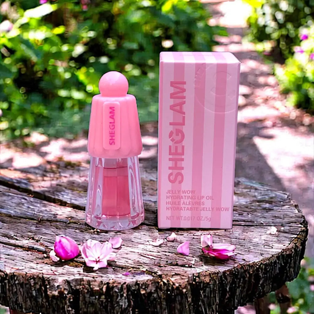 She Glam Jelly Wow Hydrating Lip Oil - Berry involved - Lip gloss