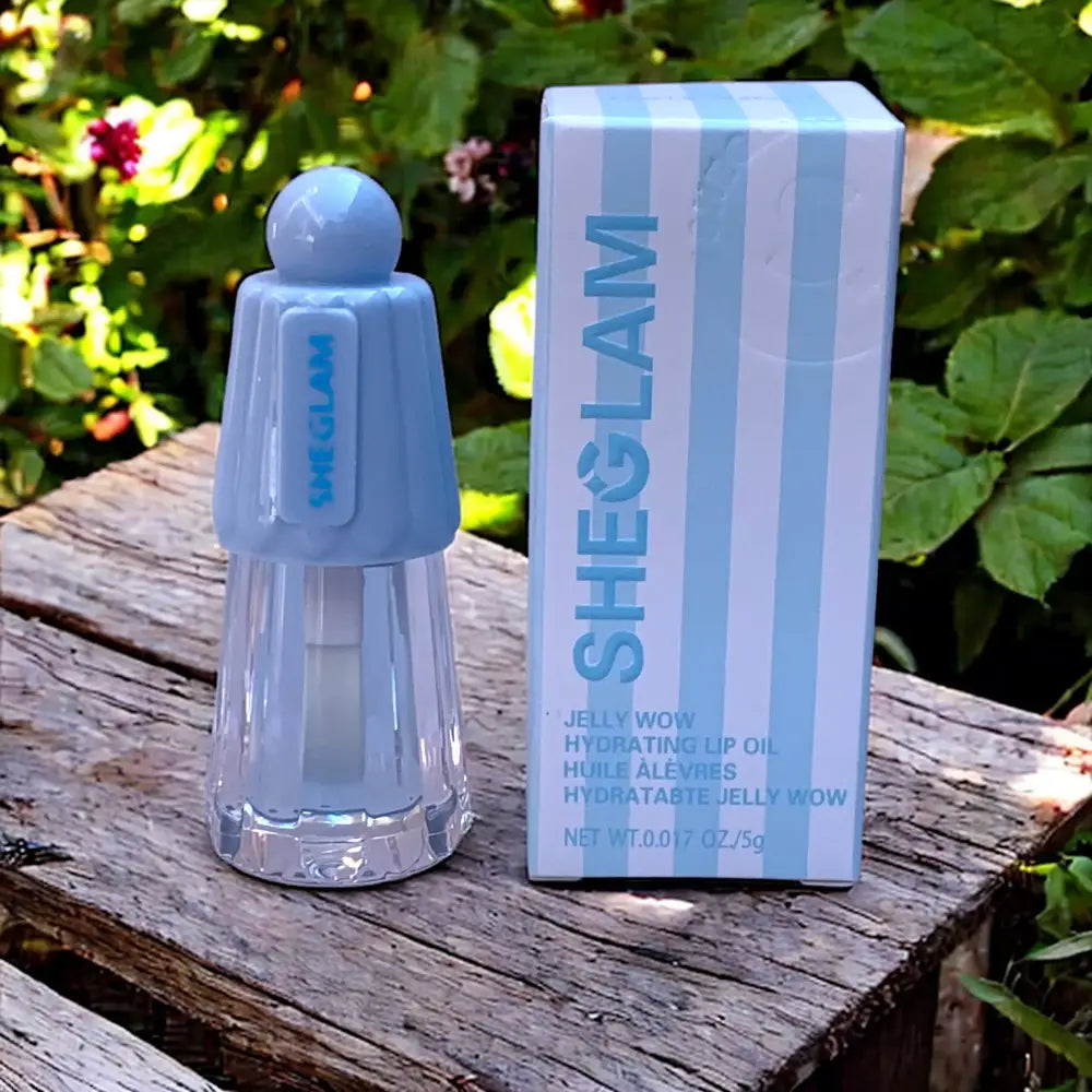 She Glam Jelly Wow Hydrating Lip Oil mali blue berry