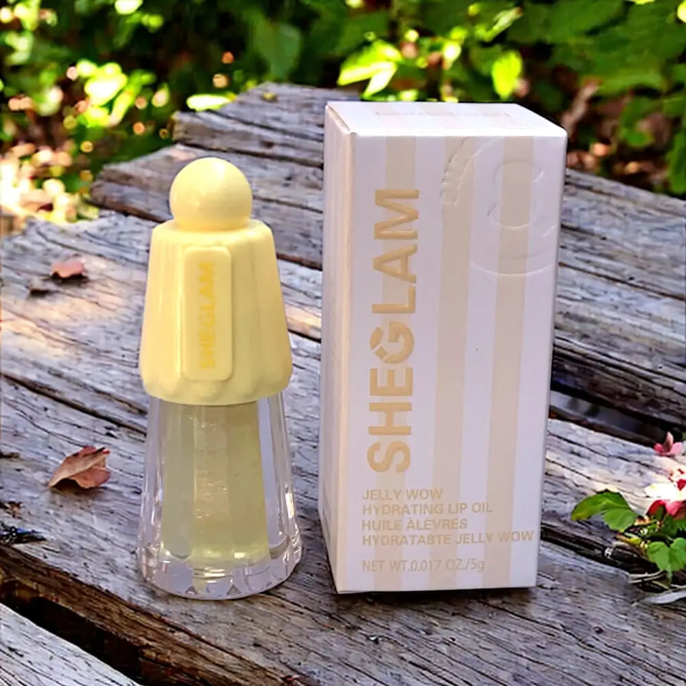 She Glam Jelly Wow Hydrating Lip Oil grapefruit glow