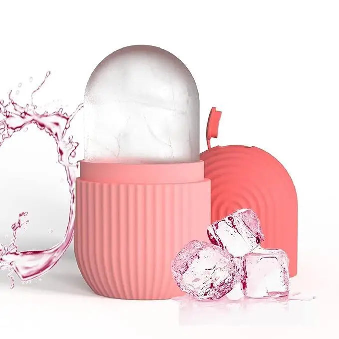 Silicon Face Ice Roller - Pink - Ice roller