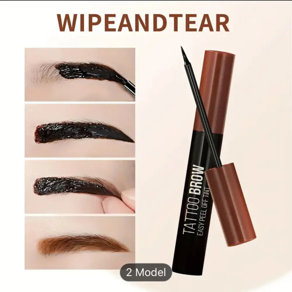Tattoo Brown Easy Peel Off Tint - Eyebrow gel