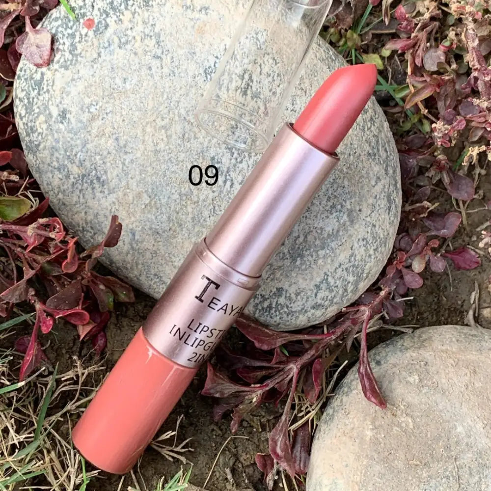 Teayason 2 in 1 matte lipgloss & lipstick - 09