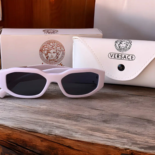 Versace Sunglasses With Leather Case & Box - sunglasses