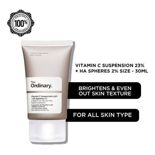 Vitamin c suspension 23% + HA spheres 2% benefits and uses