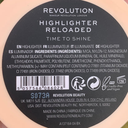 Revolution Highlighter Reloaded Time To Shine