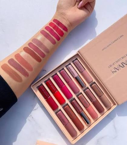 Handaiyan 12 Pc Matte Liquid Lipstick set
