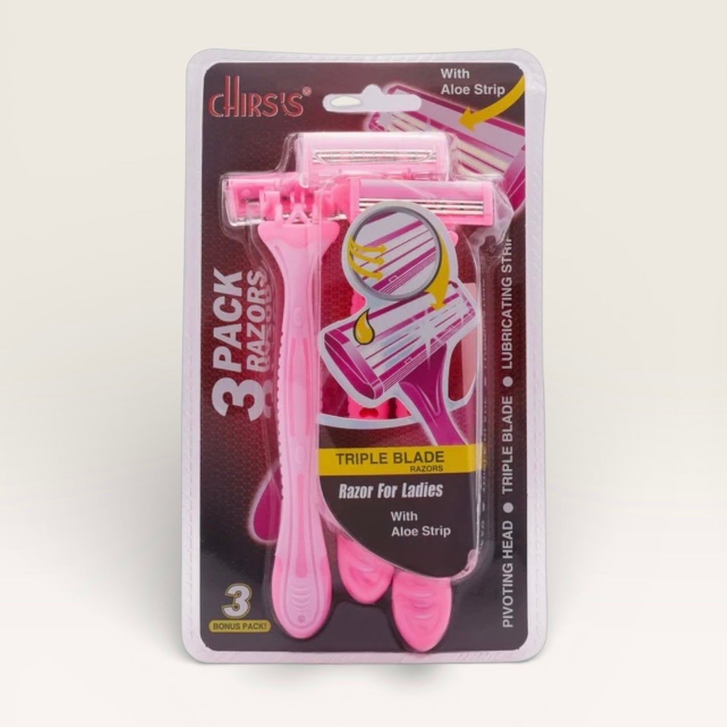 Tripe Blade Razor For Ladies Pack Of 3