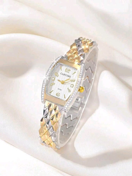 Women's Gold and Silver Dual Tone Stainless Steel Watch (Copy)