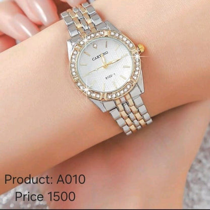 Women's Gold and Silver Dual Tone Stainless Steel Watch