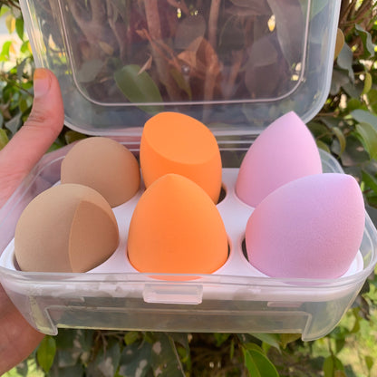 Beauty blenders 6 in 1 with box