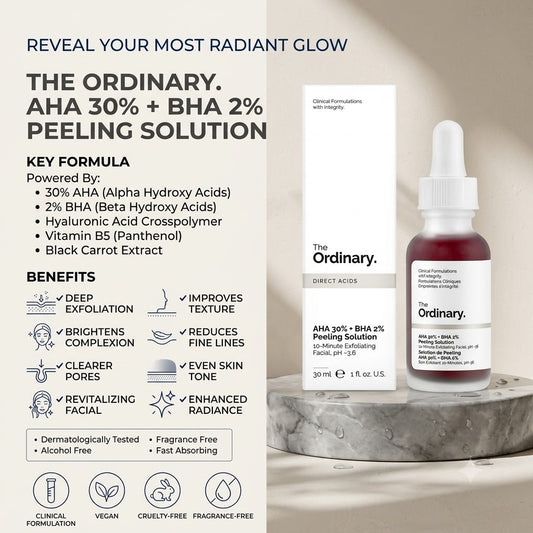 THE ORDINARY PEELING SOLUTION AHA 30% + BHA 2% - 30ML