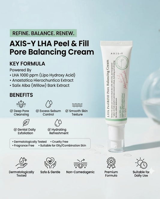 Axis-Y LHA Peel & Feel Pore Balancing Cream