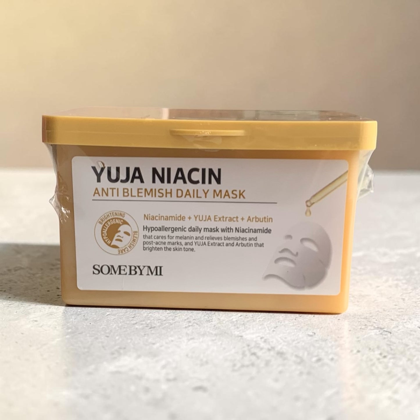 Somebyml Yuja Niacin daily Facial Mask