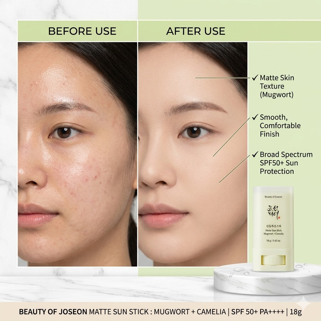 Beauty Of Joseon Matte Sunblock Stick Mugwort+Camelia
